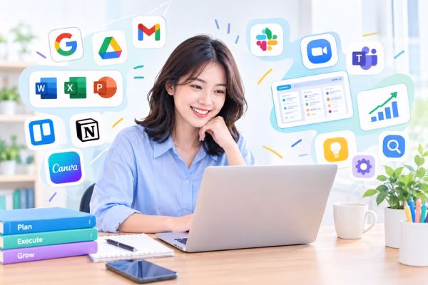 Nắm bắt nhiều phương pháp và công cụ khác nhau để hỗ trợ công việc